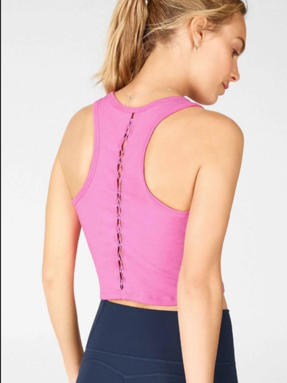 Fabletics Bree Lace Up Tank | Size XXL